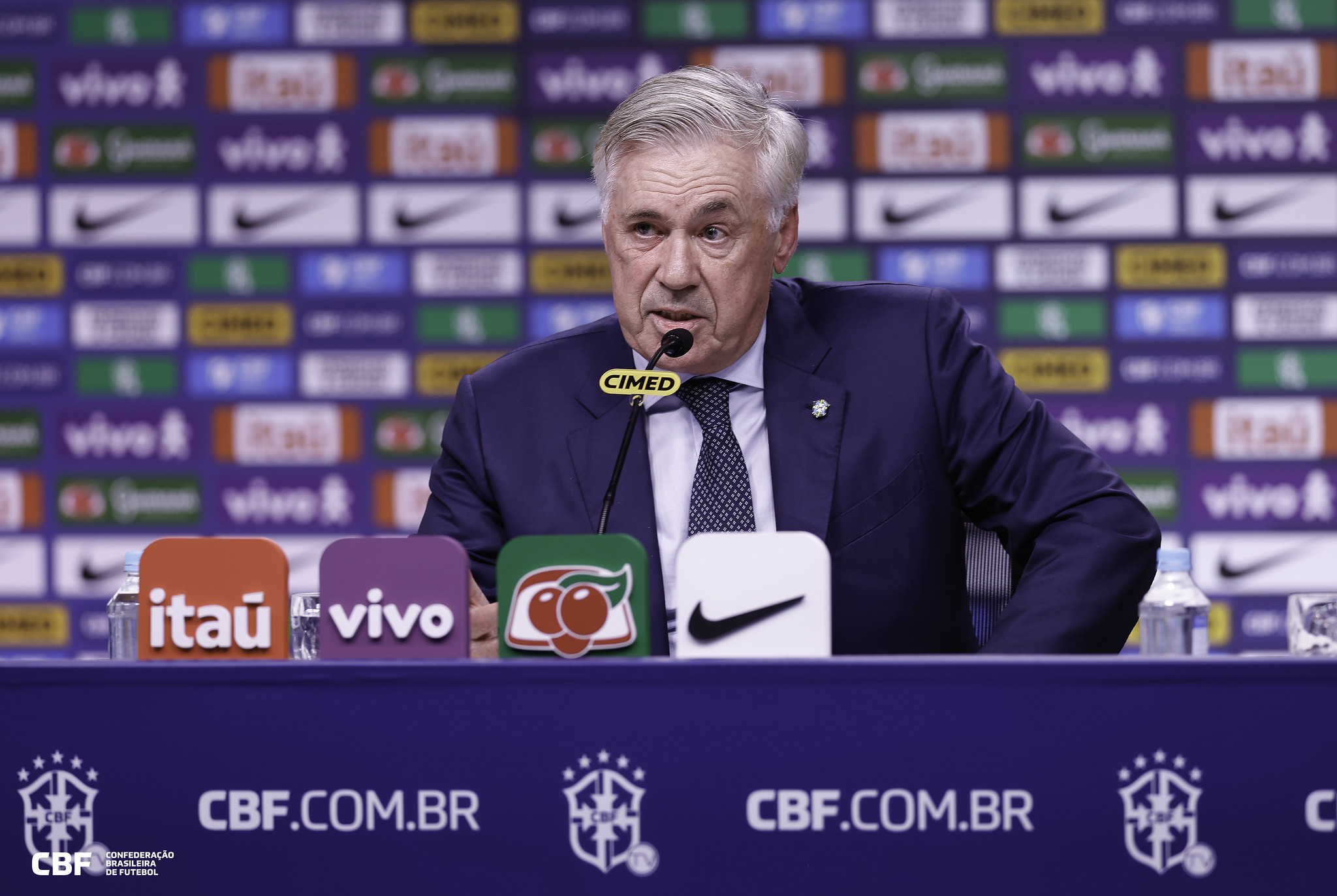 Carlo Ancelotti anuncia a convocação da Seleção Brasileira