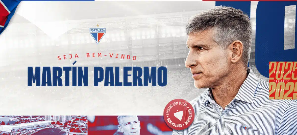 Martín Palermo é o novo técnico do Fortaleza