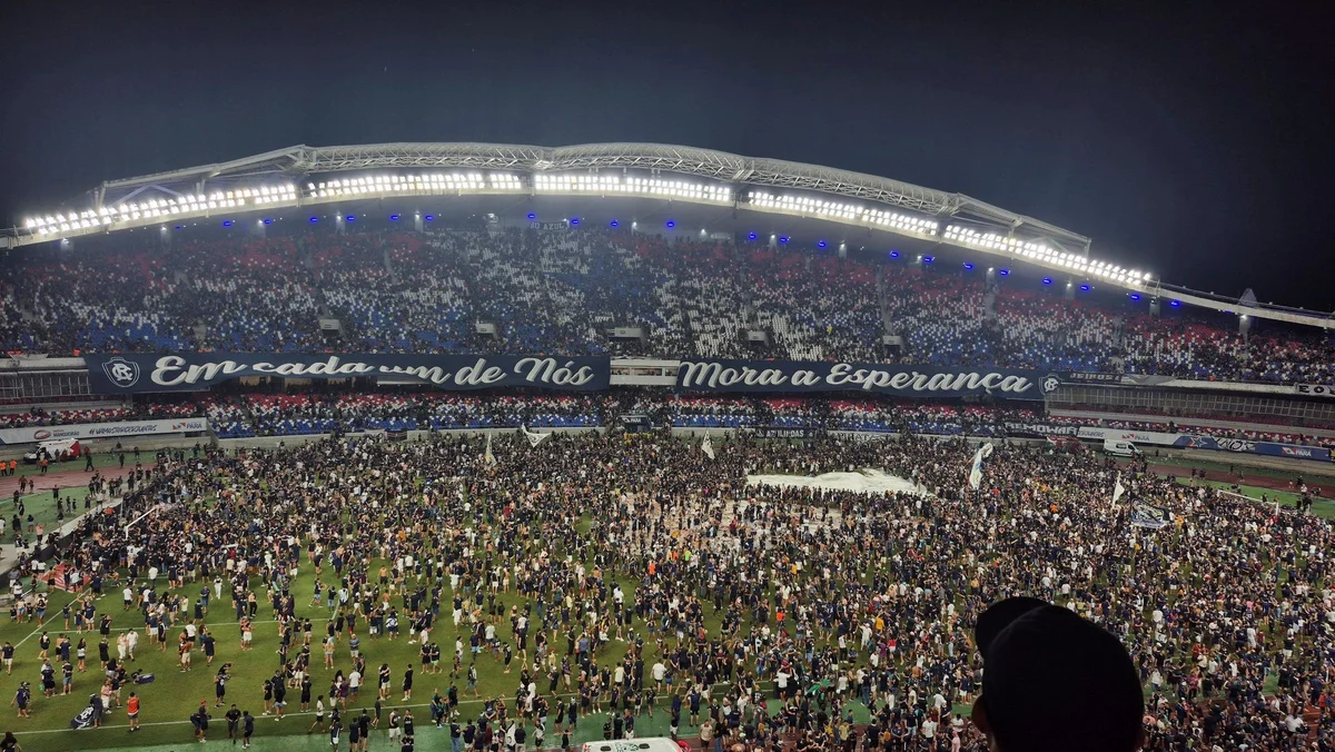Torcida do Remo comemora acesso no Mangueirão