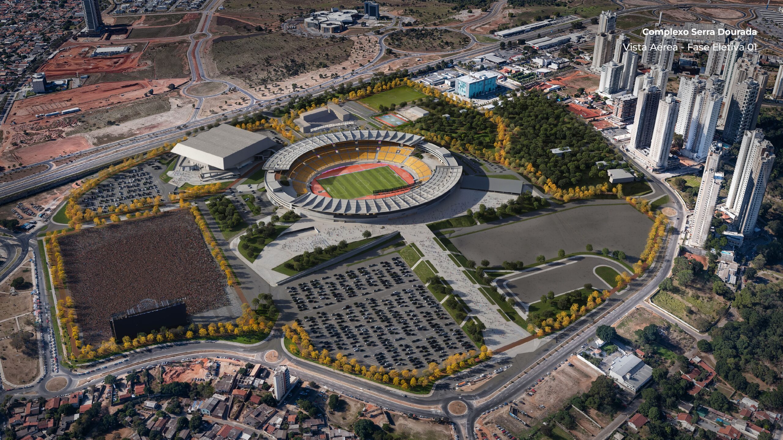 🌟 Serra Dourada 2028: projeto detalhado mostra camarotes, áreas multiuso e modernização histórica do principal palco do esporte goiano 3 Novo Serra Dourada