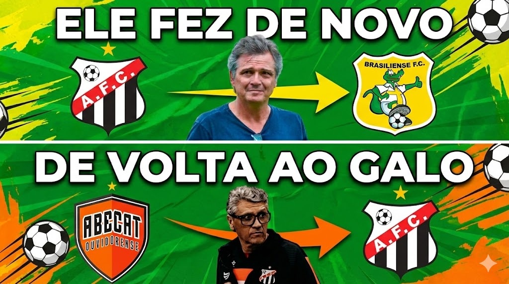 🚨 Reviravolta no Goianão: Luiz Carlos Winck deixa o Anápolis mais uma vez e Galo tira Ângelo Luiz da Abecat 1 Luiz Carlos Winck e Ângelo Luiz